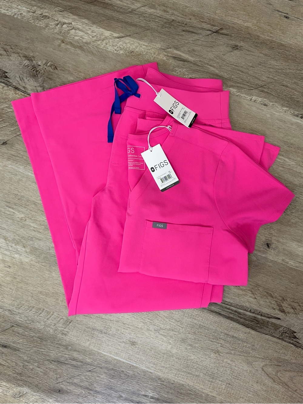 Pink FIGS Scrub Set